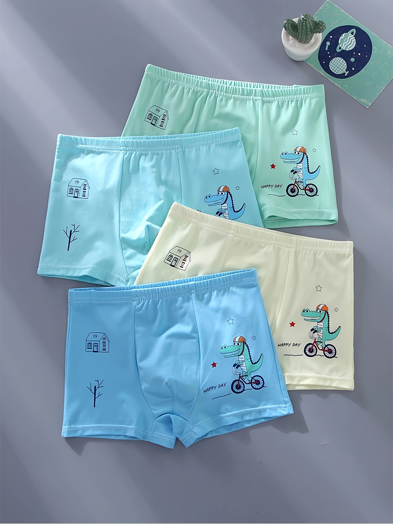 piezas calzoncillos cómodos dibujos animados niños Temu Uruguay