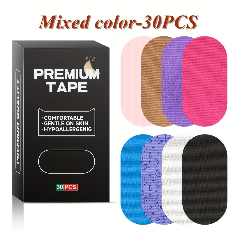 30-piece Set Of Seamless Bandage Stickers, - Breathable Muscle Effect Patches, Suitable For And Multiple Uses. The Product Is Not Intended To Be Affixed To The Mouth