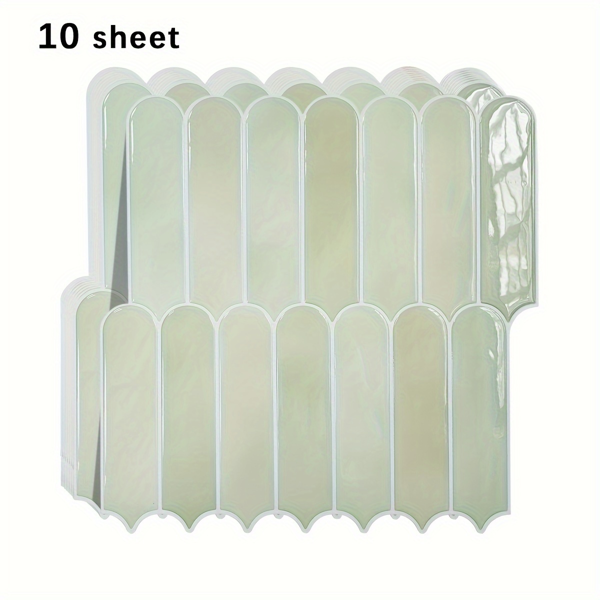 10/30 Sheet Peel And Stick Kitchen Backsplash Tile, Vinyl Stick On Wall Tile Sticker For Bathroom Laundry Room Back , 11.8"x11.8"