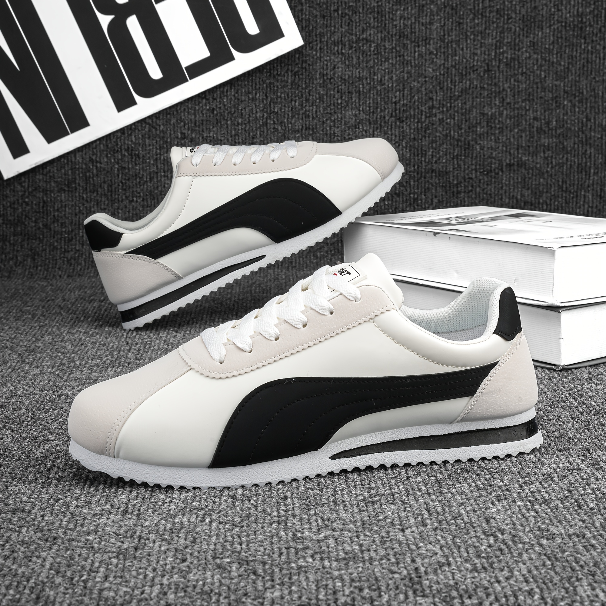 [Baskets] Chaussures de skate décontractées pour hommes, 1 paire de chaussures de course toutes puissances pour hommes