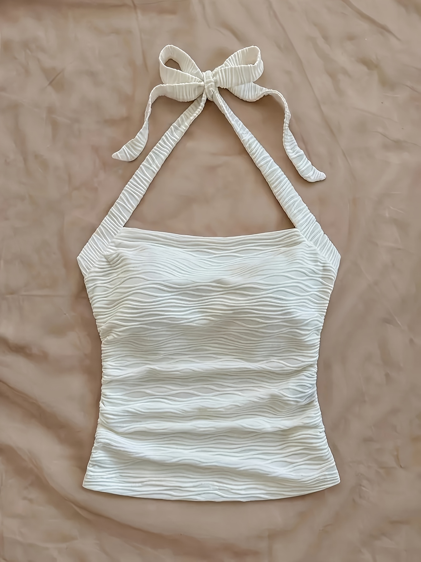 top donna elegante in scollo halter lunghezza Temu Switzerland