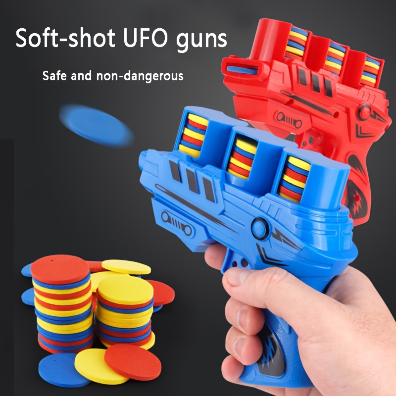 

Eva Soft Foam Dart Blaster Set - Interactive Outdoor Toy For Ages 14+, Safe & Fun Carrot Gun Shooting Game