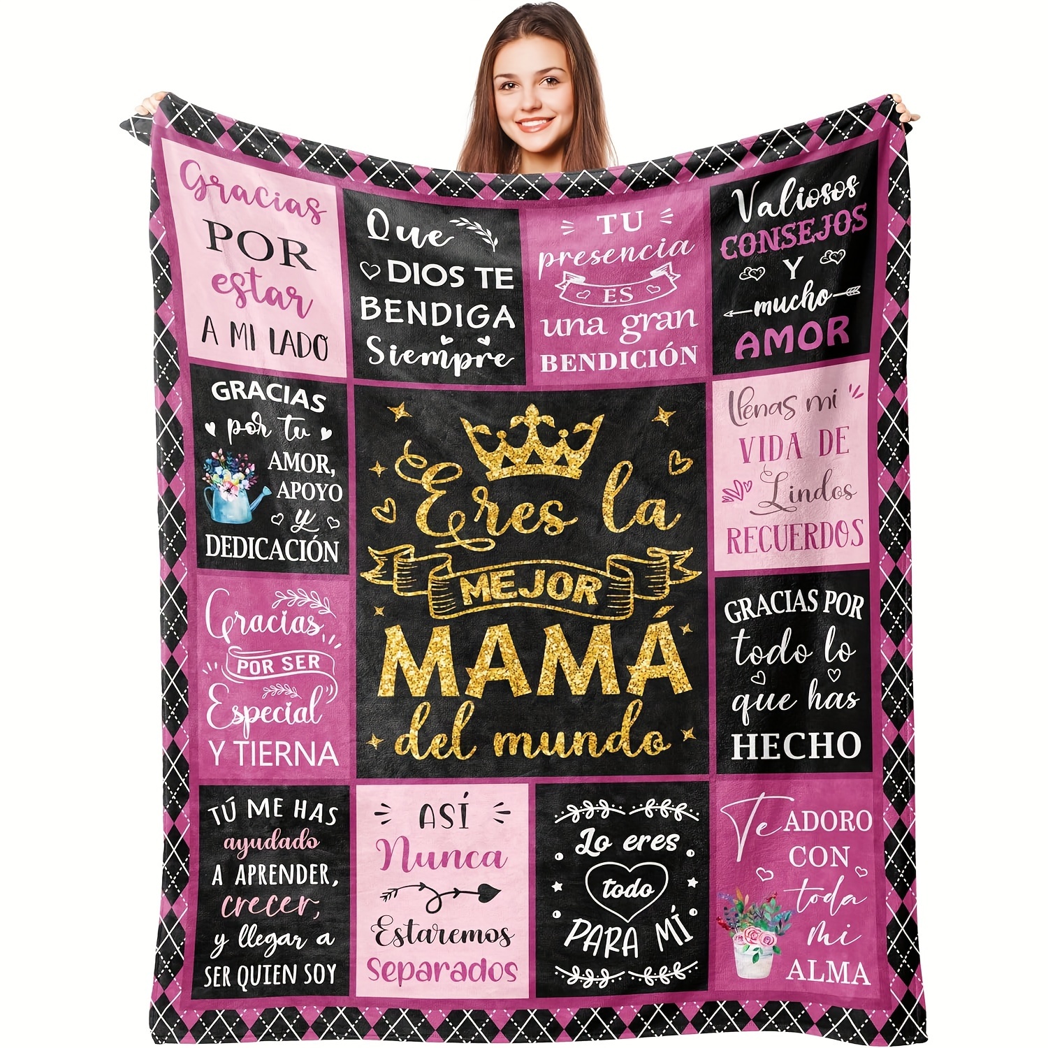 

1pc For Mom Blanket Blanket Spanish For Blanket Blanket Tv Blanket