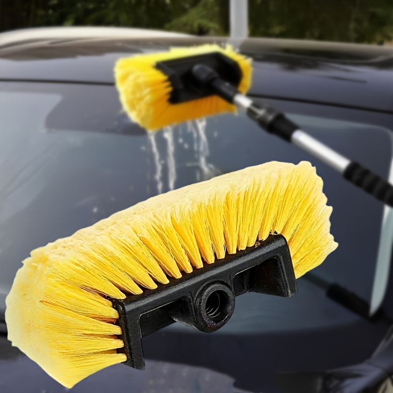 

Soft Car Cleaning Brush - To Hose For Flow, Ideal For Exterior Walls & Solar Panels