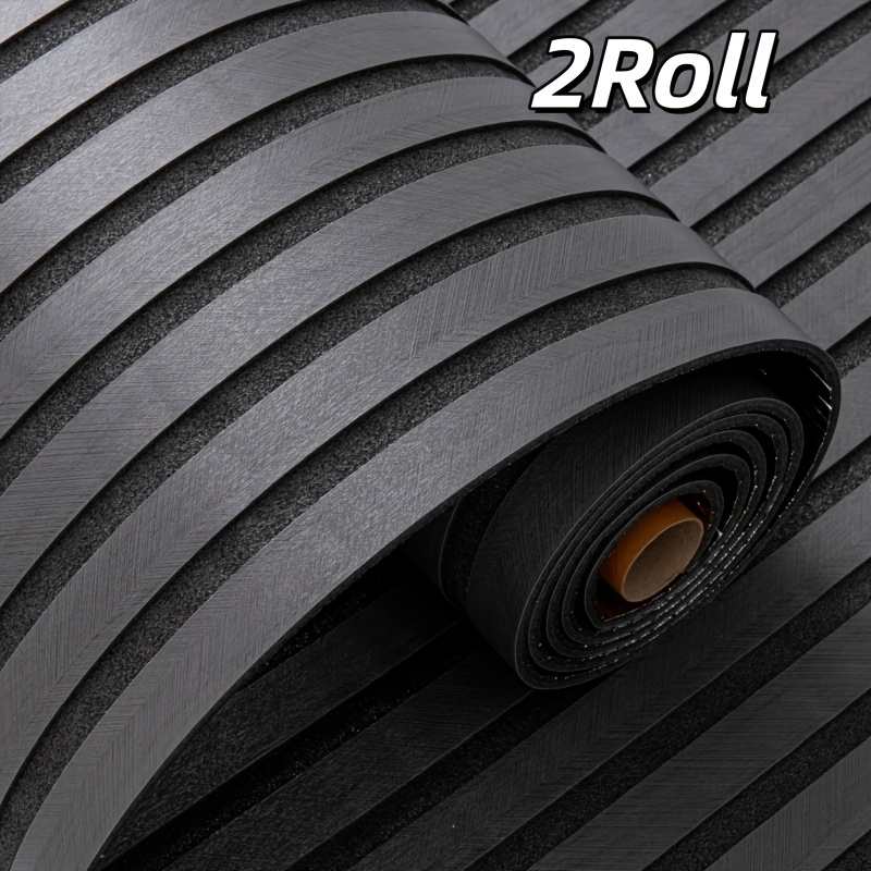 TEMU 1/ 3d Wood Grain Wall Panels, Self-adhesive Thickened Foam Wallpaper, Waterproof And Embossed Texture, For Bedroom Living Room Tv Wall Ceiling