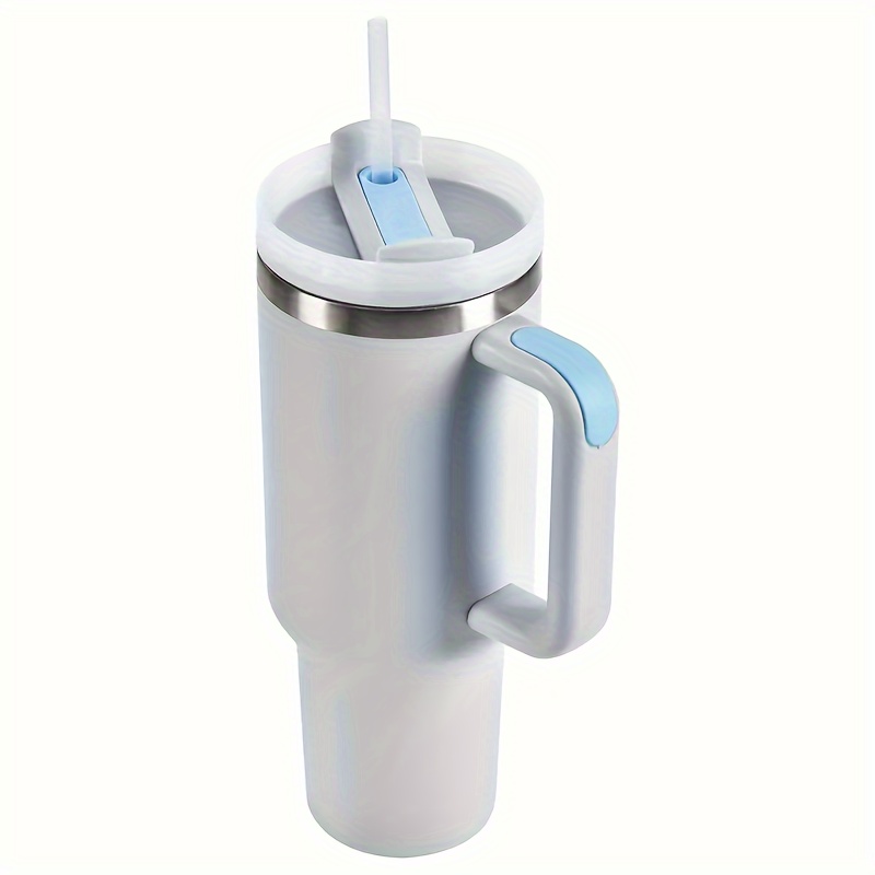 EQARD Bicchiere da Viaggio con Manico Cannuccia Tazza Termica Caffè con  Coperchio Prova di Perdite Acciaio Inox Termos Caffè Isolato per Bevande  Calde e Fredde Senza BPA : : Casa e cucina