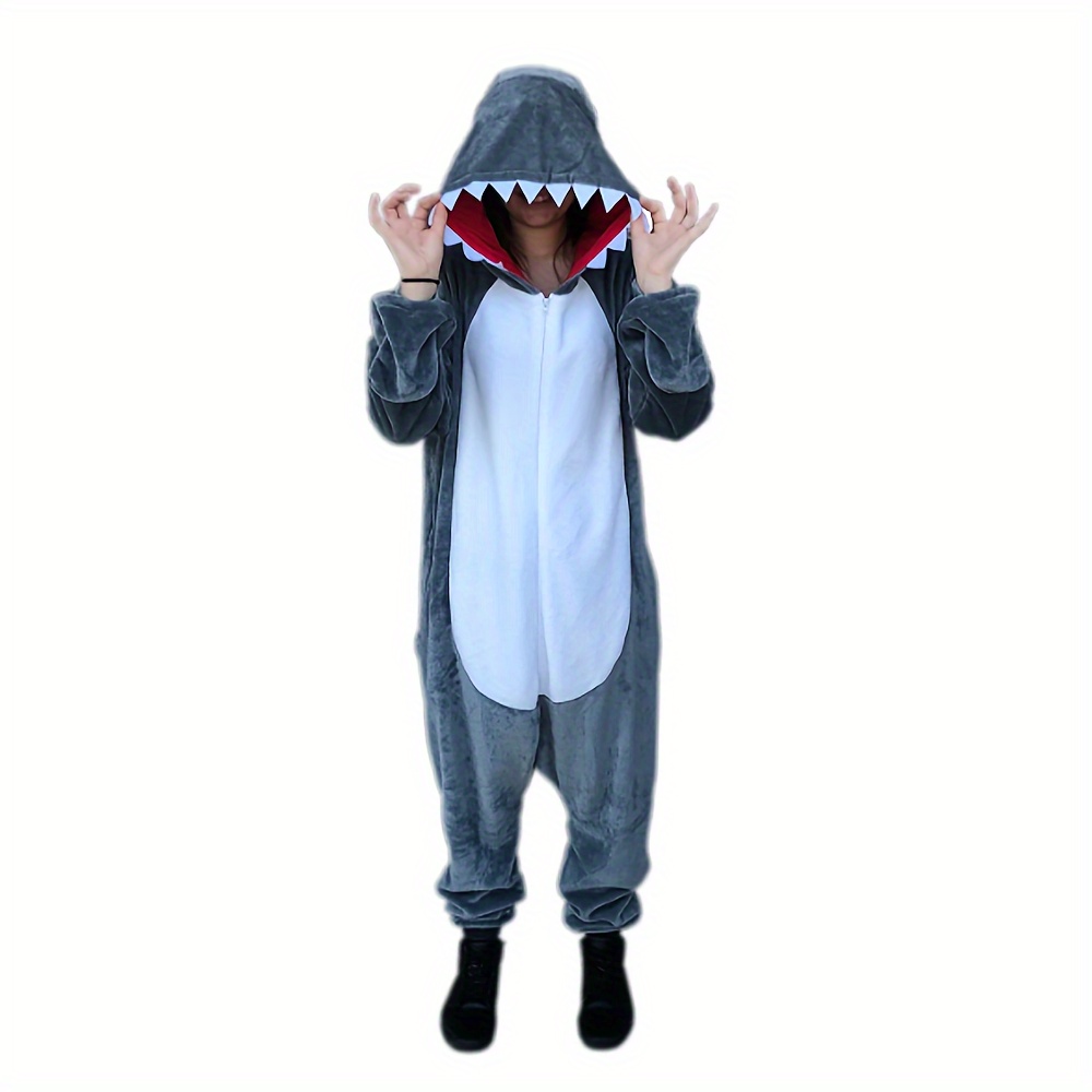 

Unisex Cosplay Animal Plush Costume Suitable For Holiday Parties And Shark