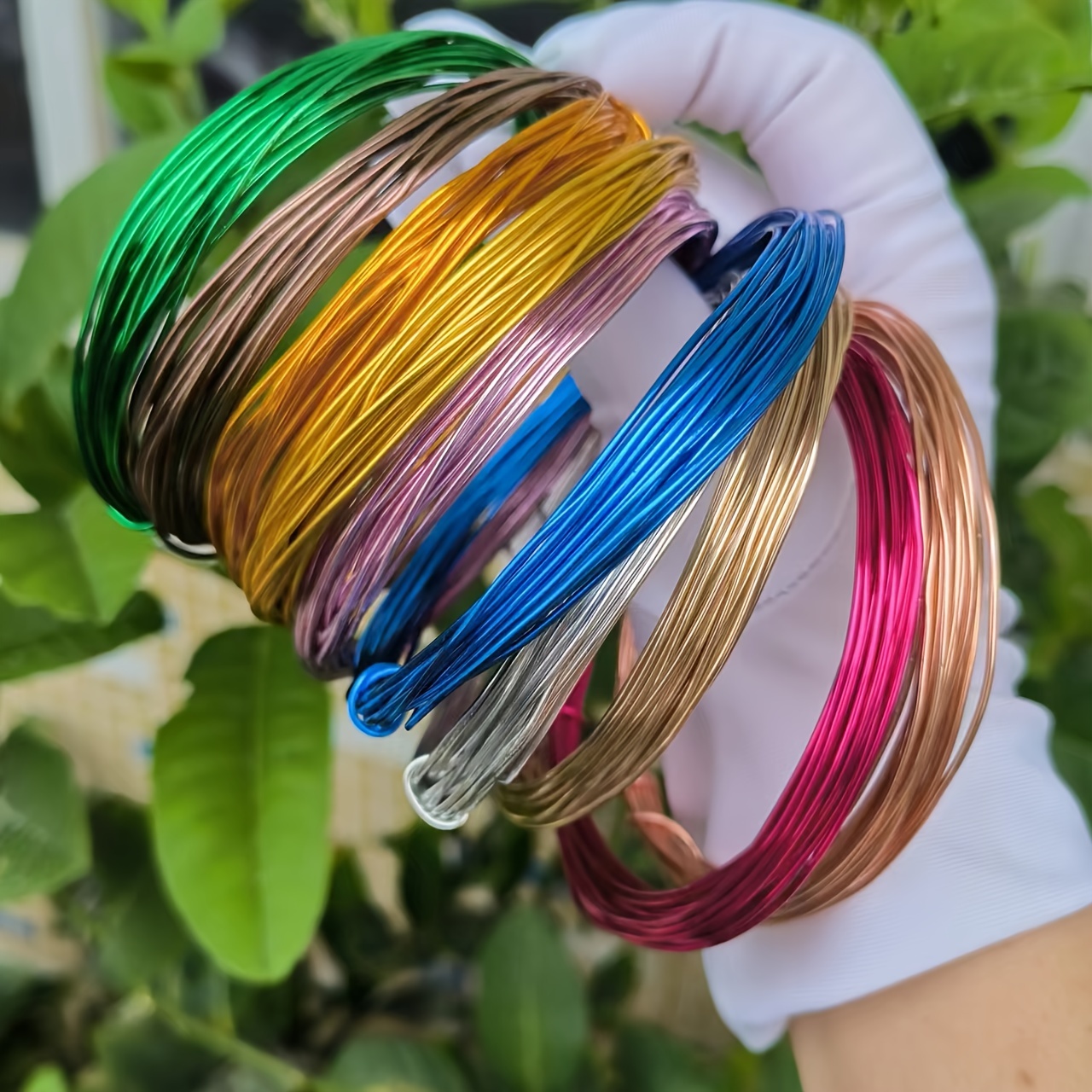 

32.8ft Vibrant Aluminum Craft Wire - 1mm Thick, Flexible & For Jewelry Making, Sculpting & Diy Projects - Ideal For Beginners & Pros