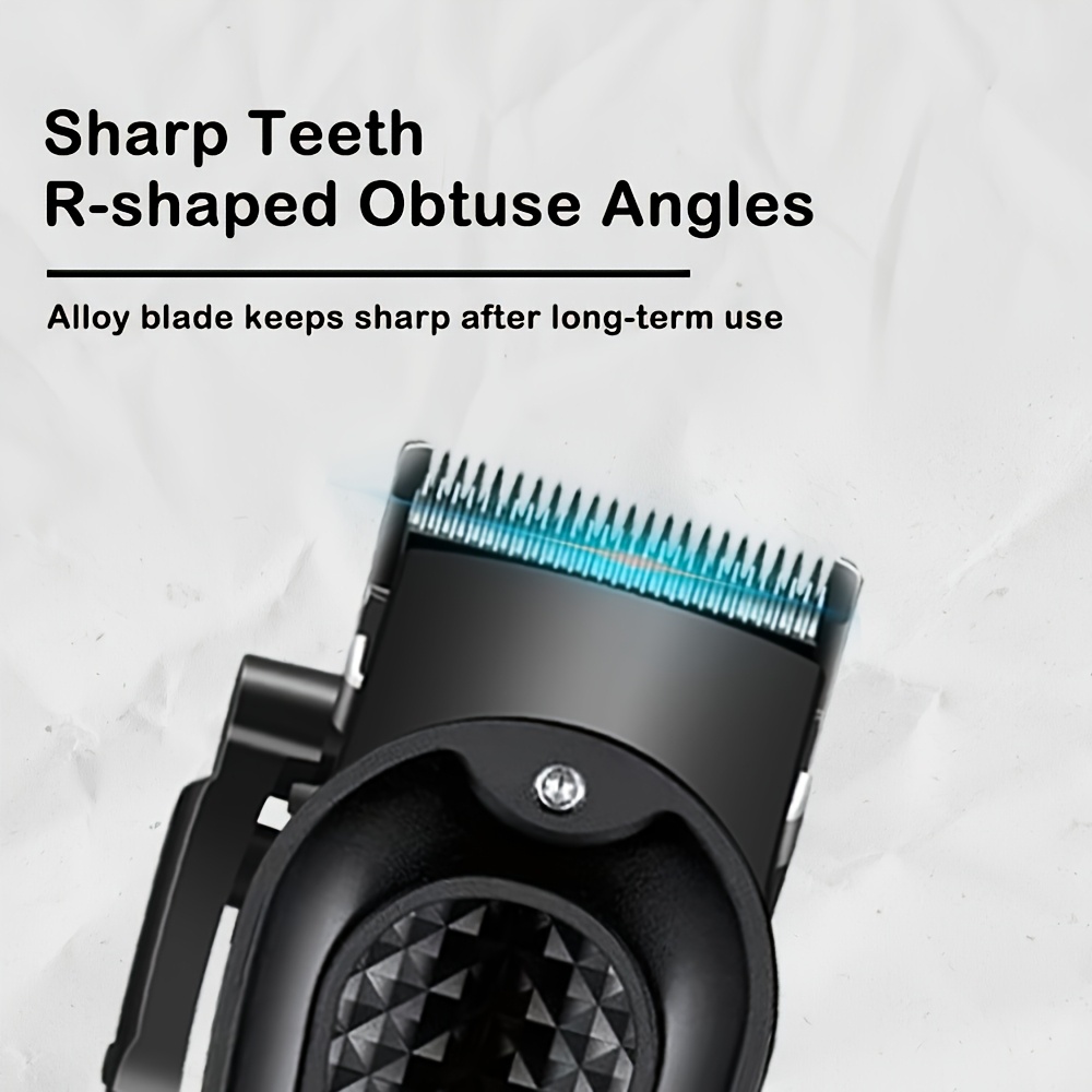 new shaver and hair clipper beauty 4pcs set usb rechargeable hair clipper with lcd display including electric shaver t blade trimmer nose hair trimmer foil shaver ideal fathers day gift Product details 3