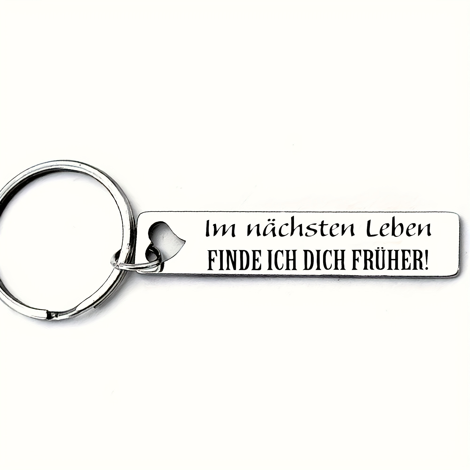 Image of 1 "i Will Find You In My Next Life" Romantic Classic Quote Keychain, A Gift For Boyfriend, Girlfriend, Husband, Wife, Family, , A Dating Anniversary Present
