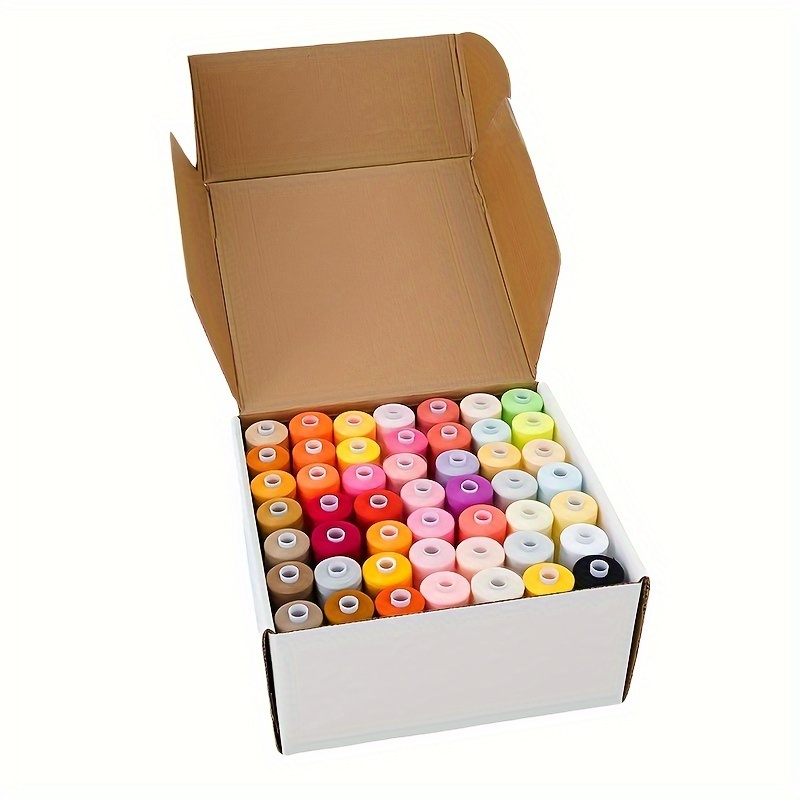 

98colors Polyester Sewing Threrad Kit 1000 Per For Stitching And Sewing Use