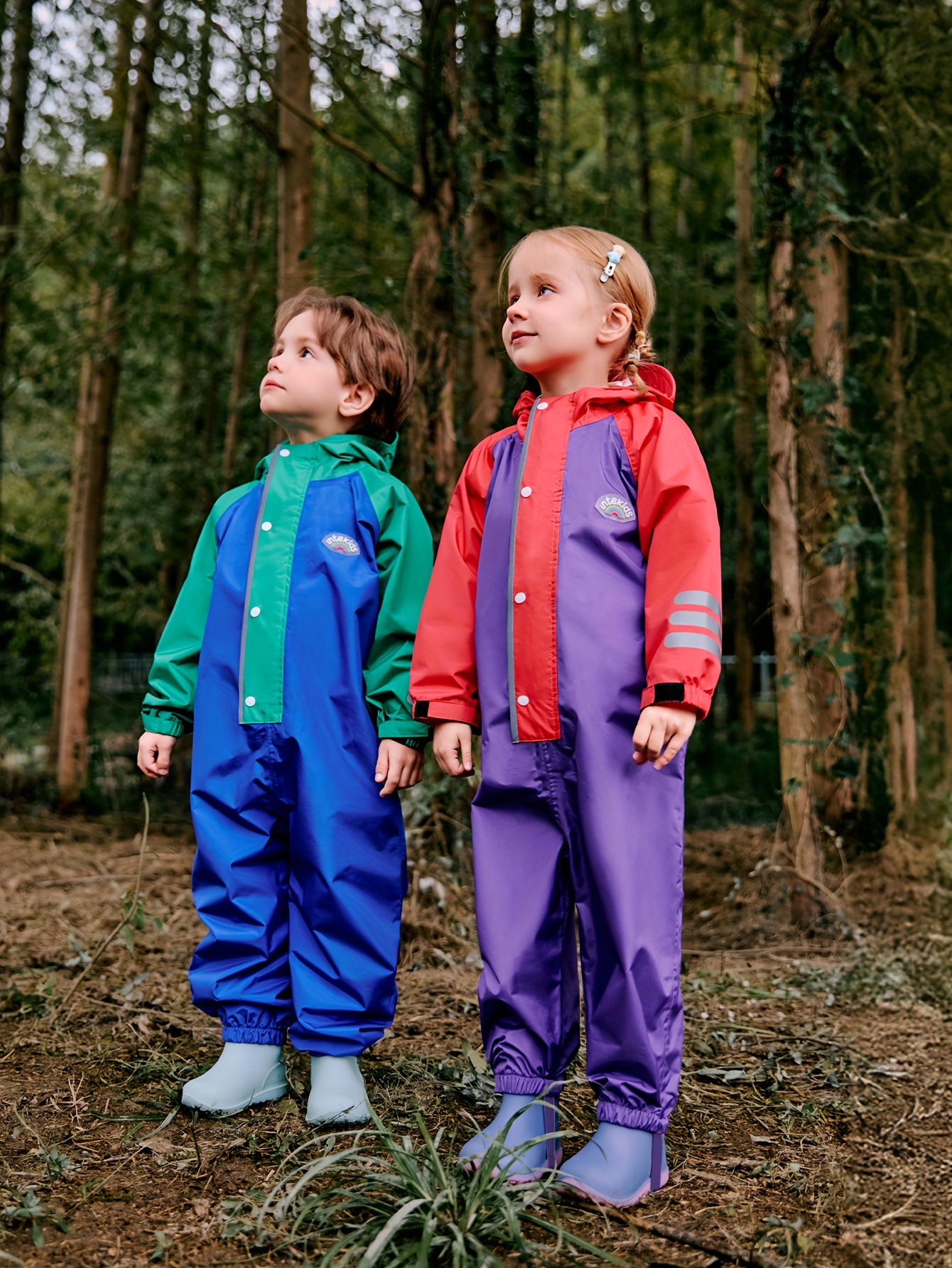 Rain Jacket Kids Safety Jacket Hi Viz Kids' Safety Rain Jacket