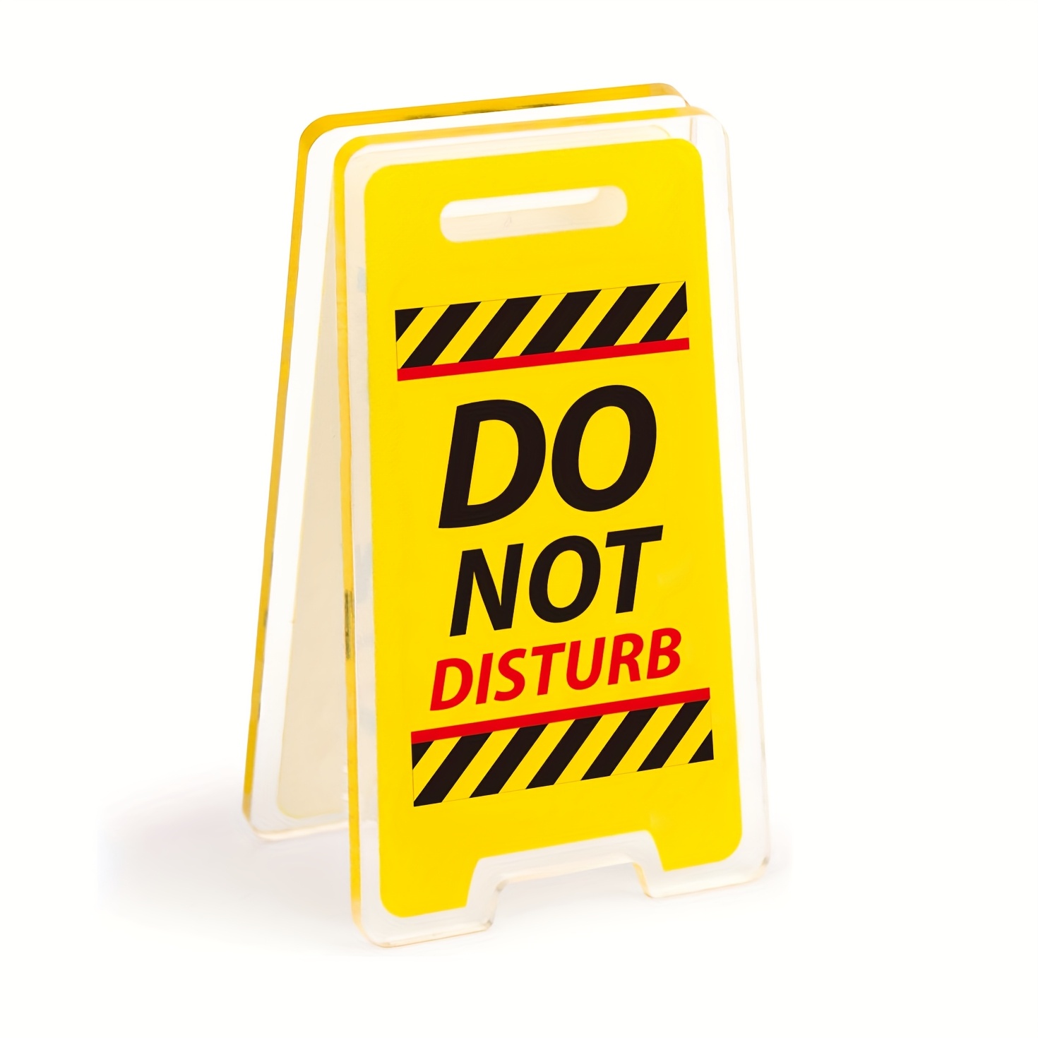 2d Flat "do Not Disturb" Acrylic Desk Sign - Funny Office Decor Gift For Men, Women, Colleagues | No Power Needed