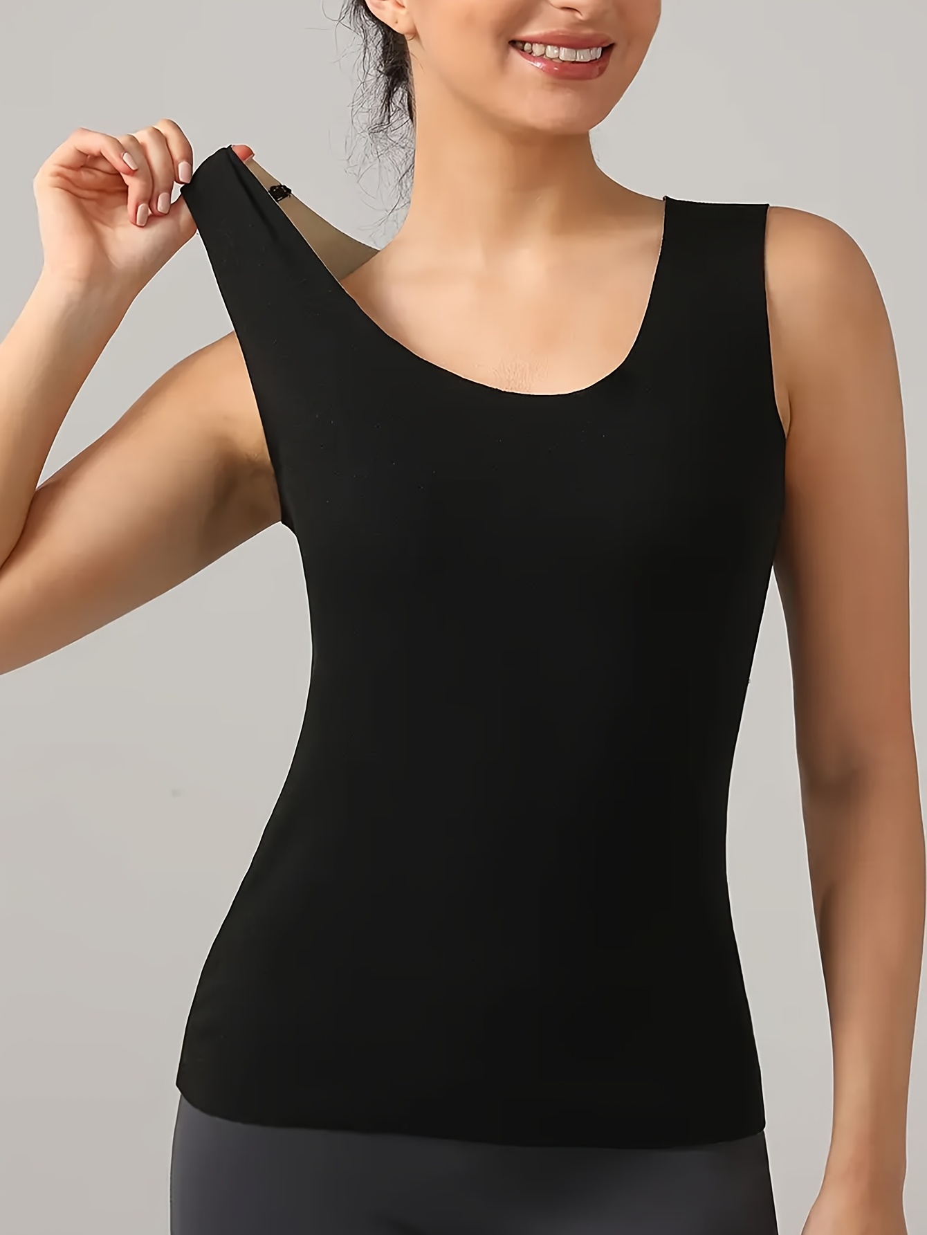 camiseta tirantes térmica sin mujer forro Temu Mexico