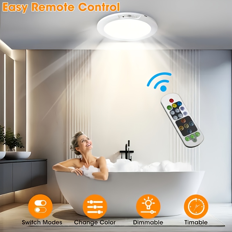Rechargeable Ceiling Light, Sensor LED Pendant Light