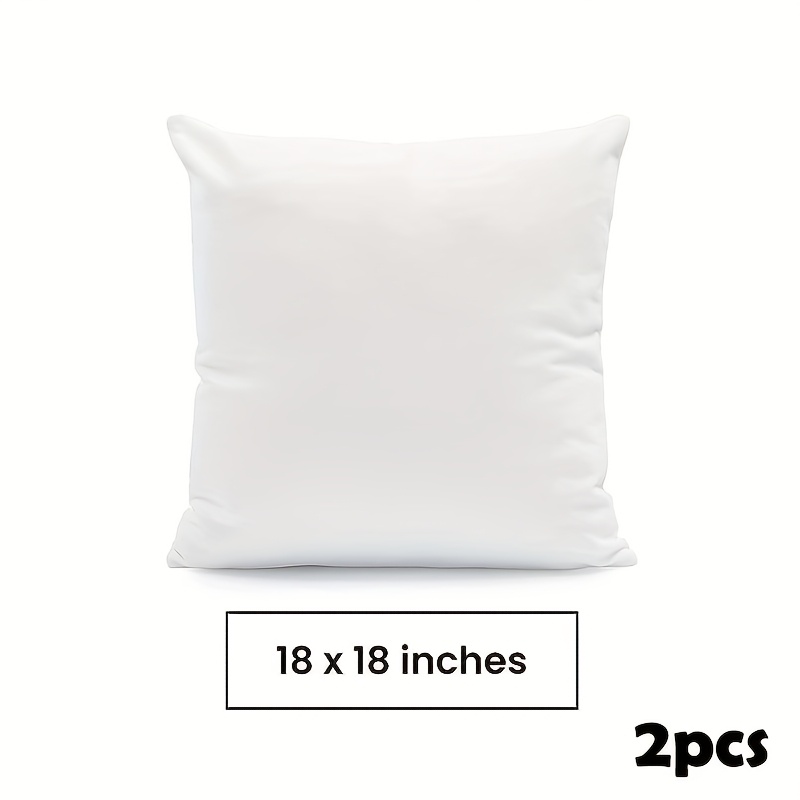 Image of 1/2/4/6pcs, Soft And Fluffy Filling With Zipper Closure, Machine Washable, Suitable For Beds, Sofas, And Home Decor, Versatile Decorative Pillow Inserts For