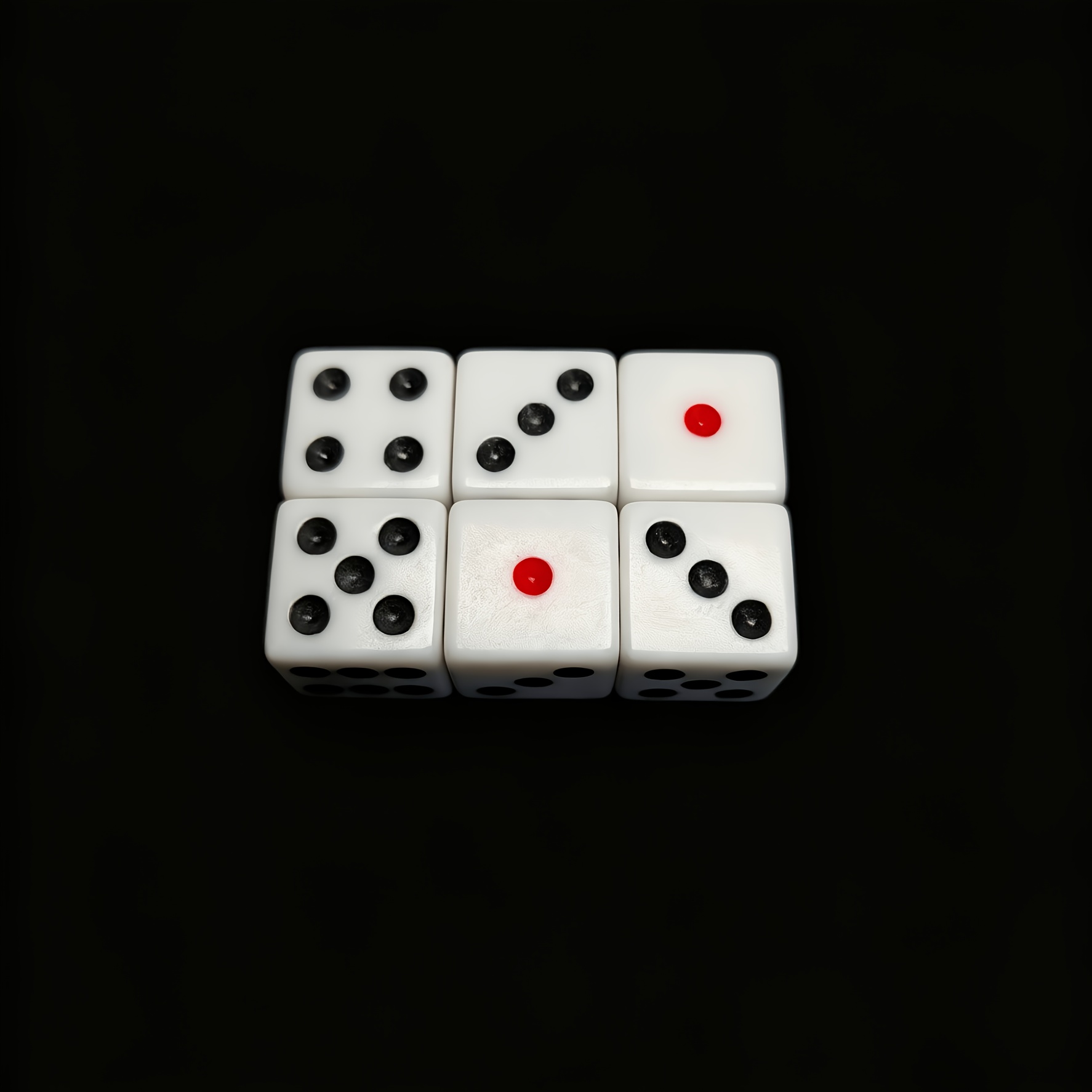 24pcs Standard White Acrylic Polyhedral Dice Set