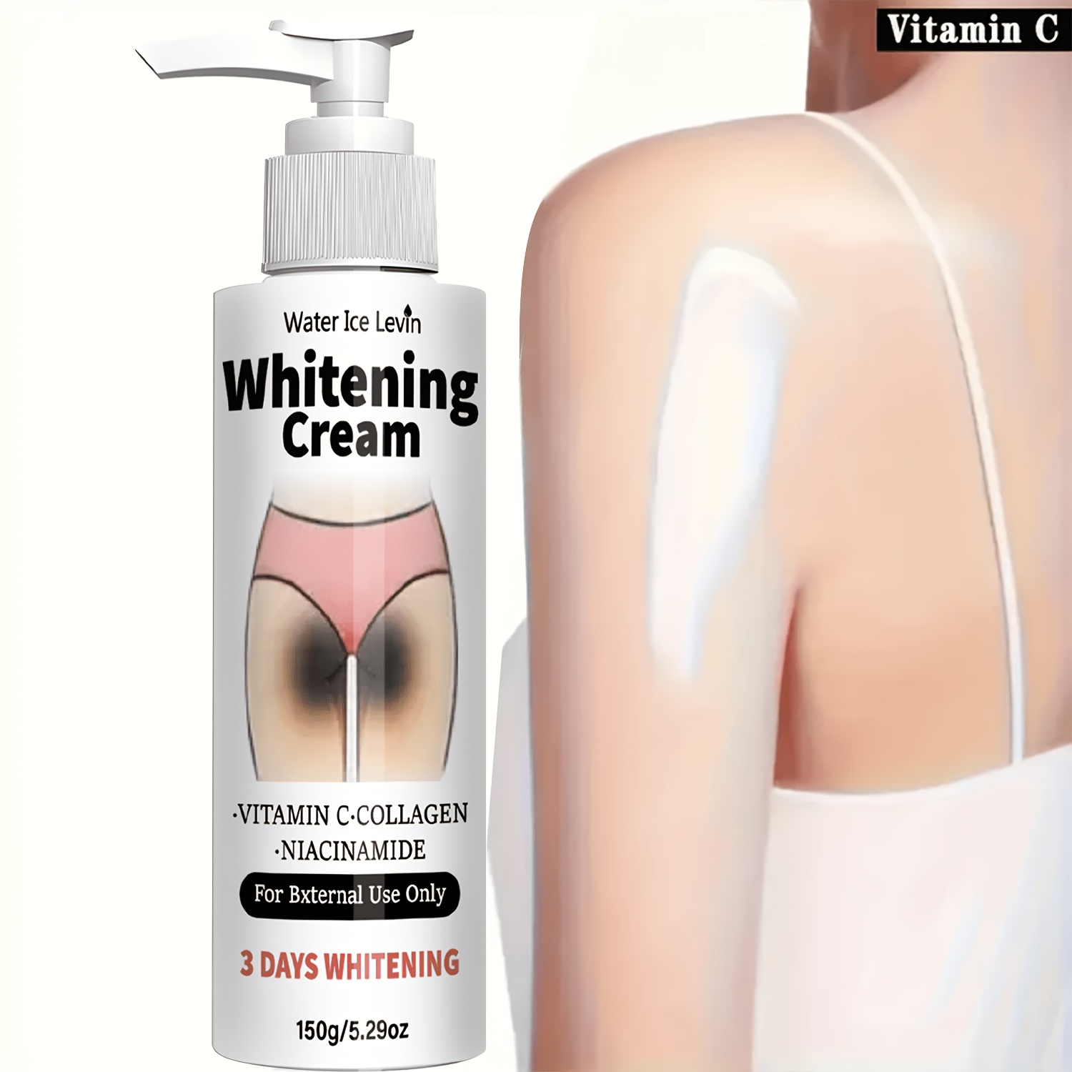   vitamin c collagen brightening body cream suitable for underarms   and thighs enhances     and evens light beige skin moisturizing lotion collagen body lotion thigh care hypoallergenic by  