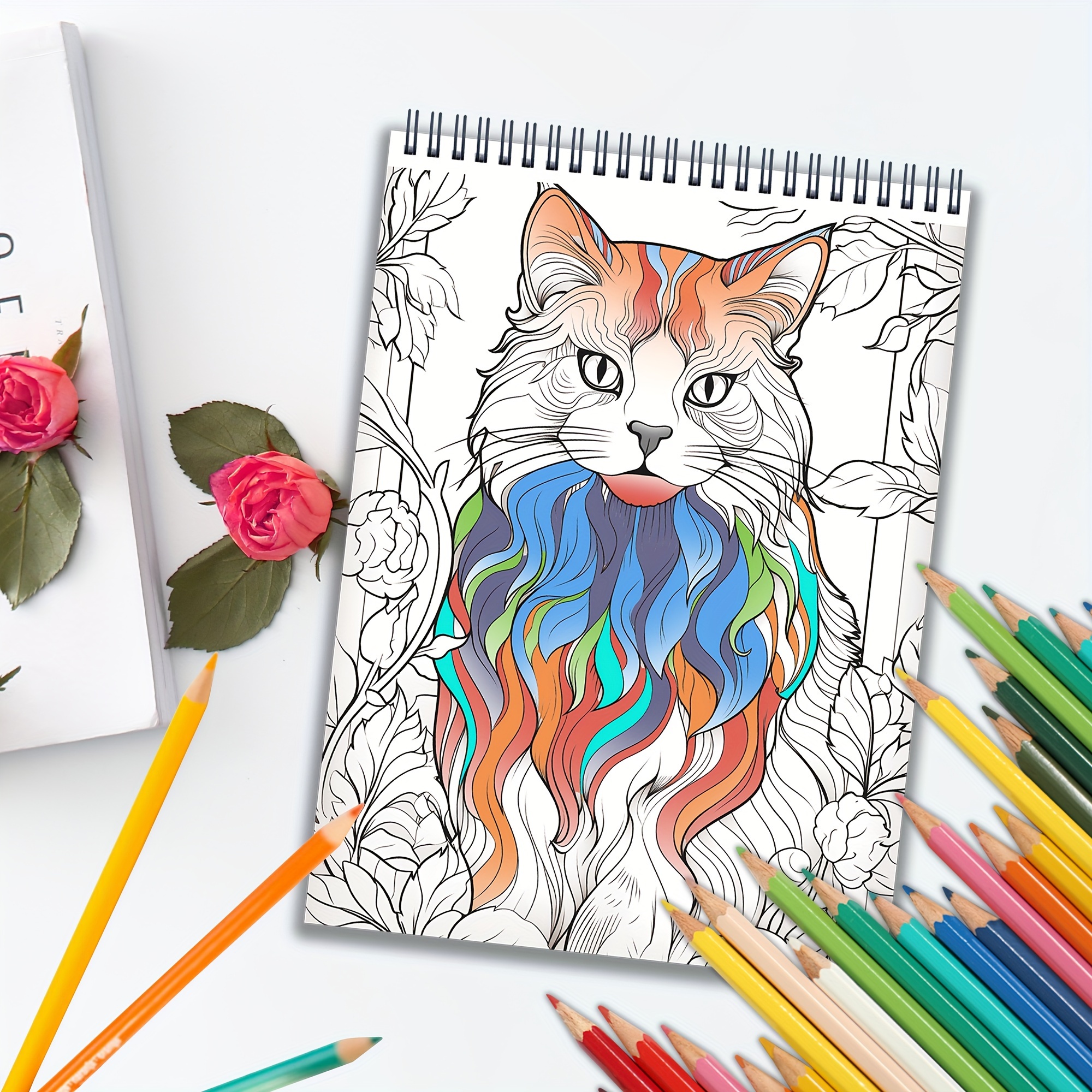 Single sided coloring book discount
