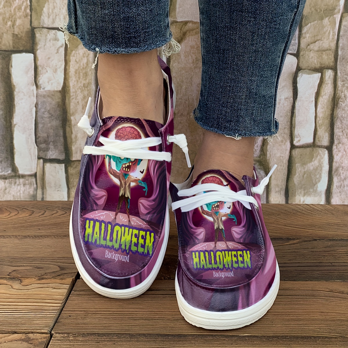 womens gothic vampire witch horror skate shoes lightweight Temu