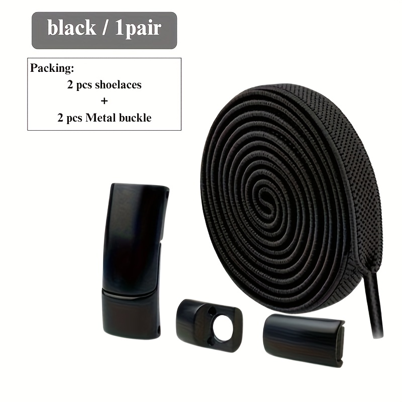 E-shop 1 Paar magnetische Schnürsenkel ohne Binden, elastisches Design mit Mesh-Textur, geeignet für Sneaker, Freizeitschuhe, Laufschuhe, praktisches