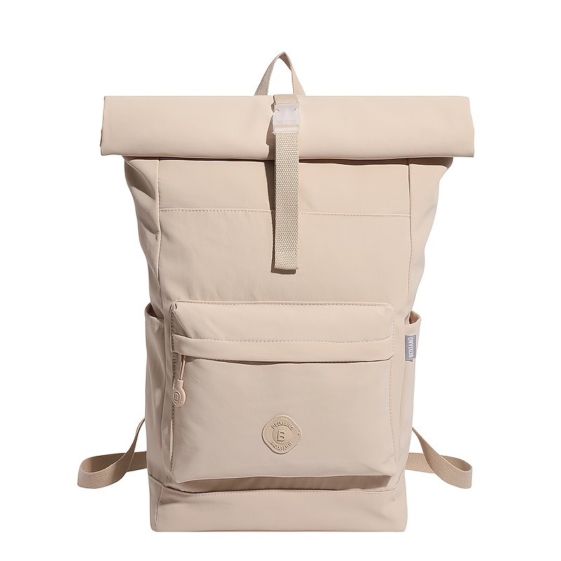 TEMU Mochilas para mujer, mochila expandible con correas ajustables y compartimento expandible - / Mochila escolar para viajes, universidad