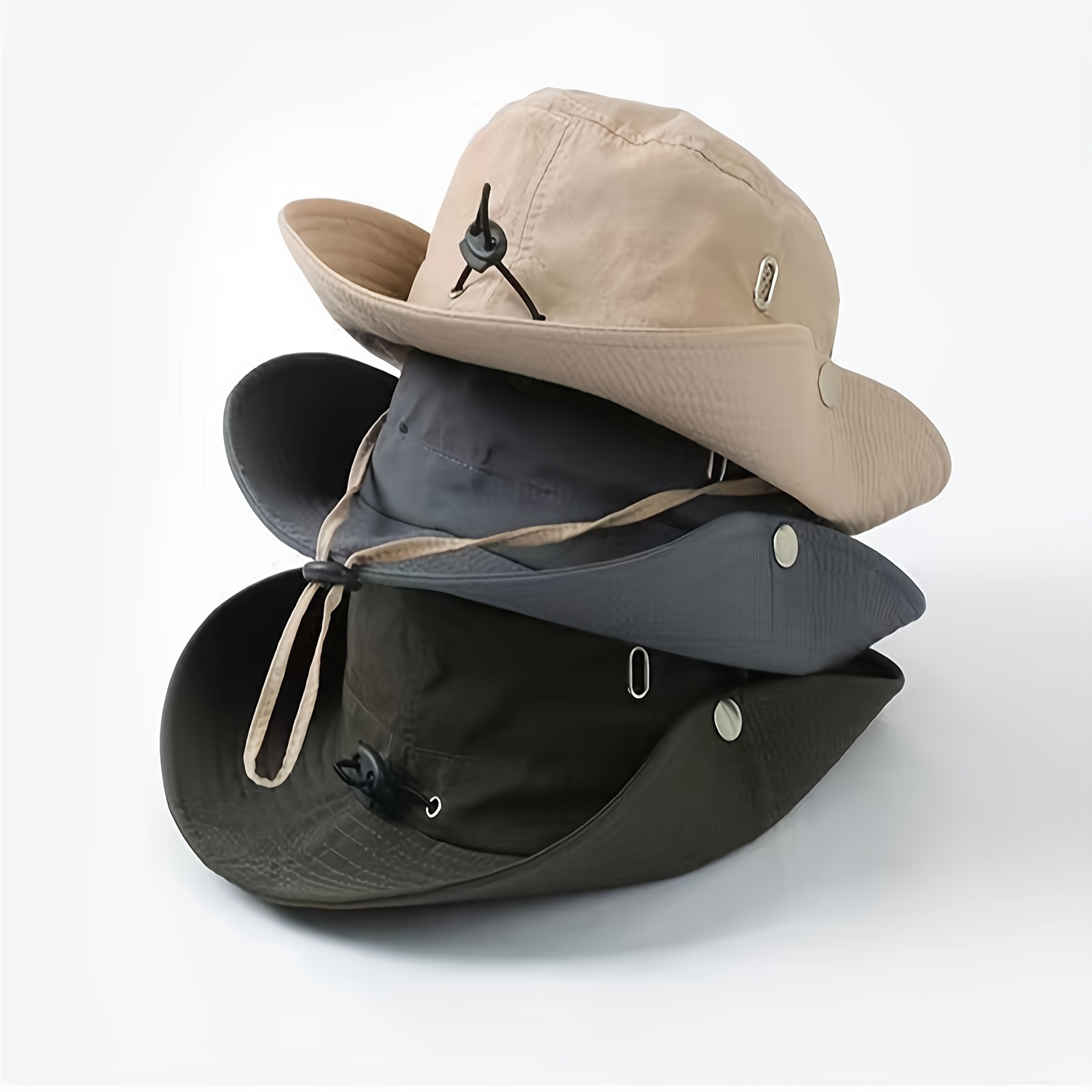 Sombrero de algodón para hombre, gorro de verano, safari, pesca, boonie,  casual, hombres y mujeres