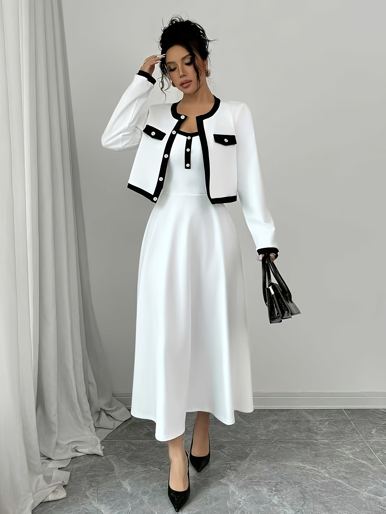 where to shop for a wedding guest dress PRETTYGARDEN Women's Summer Wedding Guest Dress Sleeveless Ruffle Form main image 0