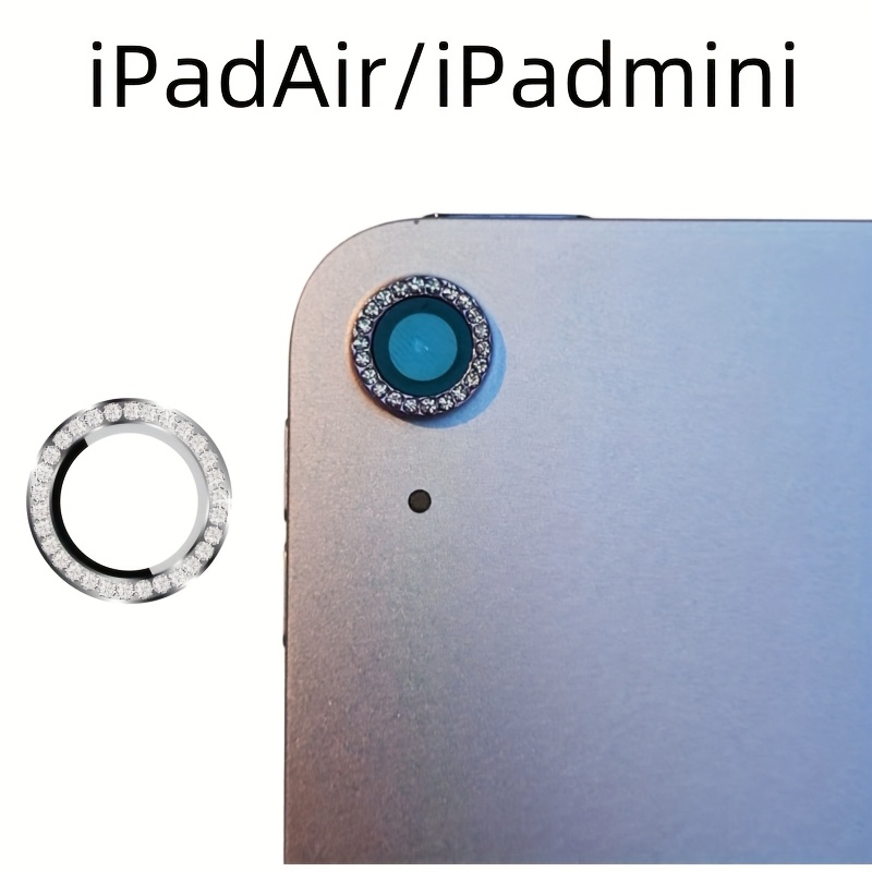TEMU A Set Of Camera Lens Protectors Suitable For Ipad Air/ipad Mini 2025/2024 Tablets, Featuring Sparkling Rhinestone-encrusted Hd High-definition