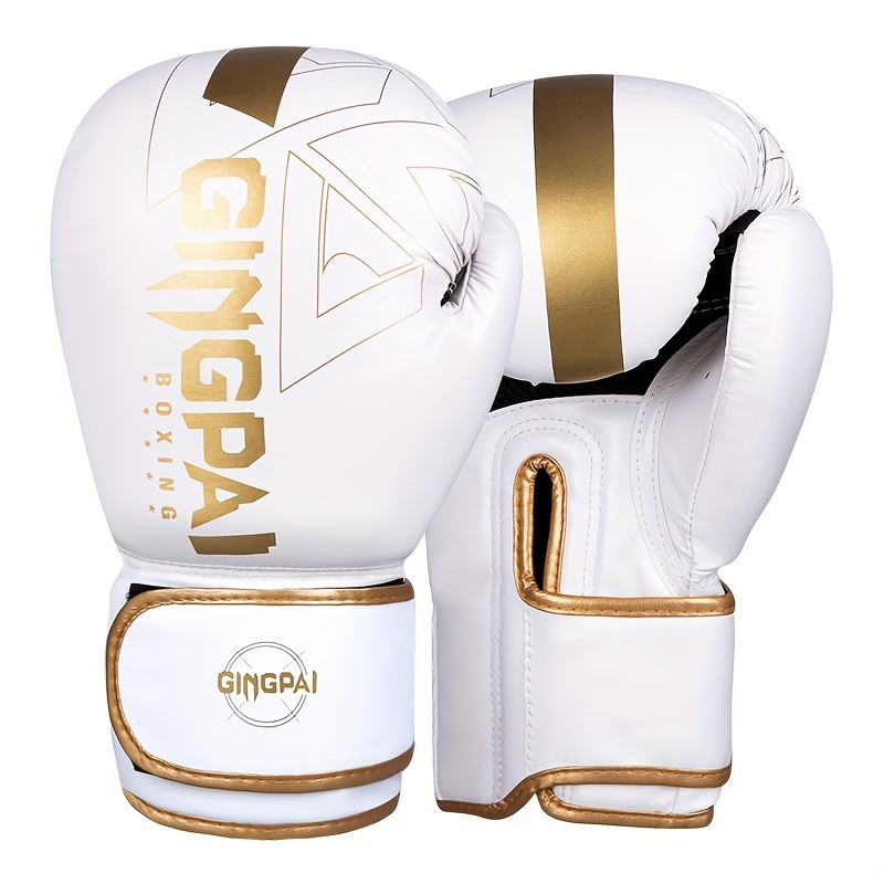 GINGPAI Professional Adult Boxing Gloves for Men and Women, Thai Boxing, Kickboxing, Martial Arts, Durable Gloves for Combat Sports, 6oz 8oz 10oz 12oz 14oz