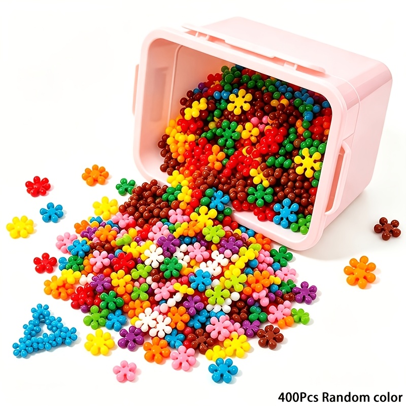 snowflake building blocks sold on Temu United States