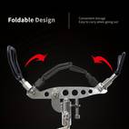1pc adjustable single leg fishing rod holder 304 stainless steel saltwater shore fishing pole stand with multi angle clamp durable rig holder for rock