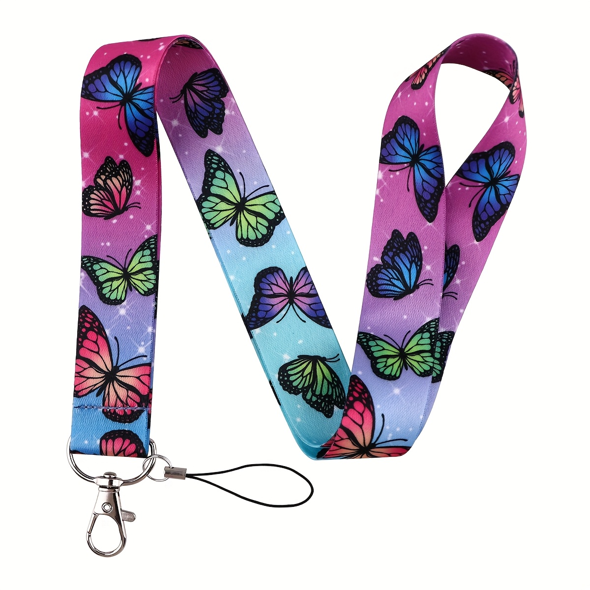 TEMU 1 Lanyard de Tarjetero Porta Tarjetas de Crédito y DNI Bolsa Llavero Viaje Autobús Tarjetero de Negocios Llavero Decoración Navideña