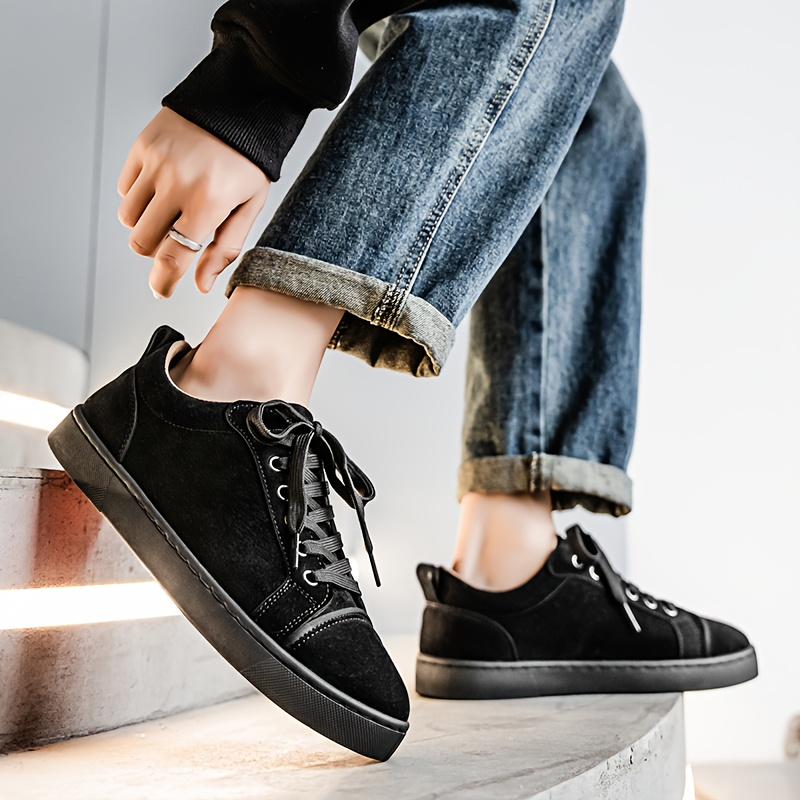 European and American Trendy *'s Low-Top Casual Lace Sneakers Fashion  Gloss Red Bottom Shoes, Branded Shoes for Extra Wide Width Shoes for