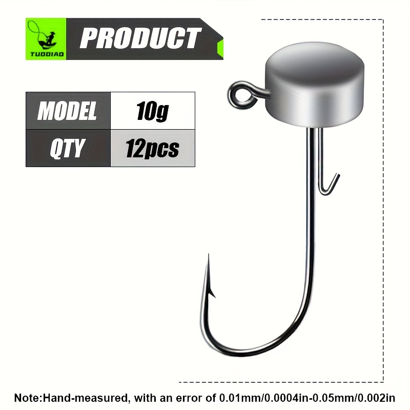 E-shop [TUODIAO] Ned Jig Kopf Haken Stand- Hohe Empfindlichkeit Anti-Snag Soft Bait Köder Angelhaken