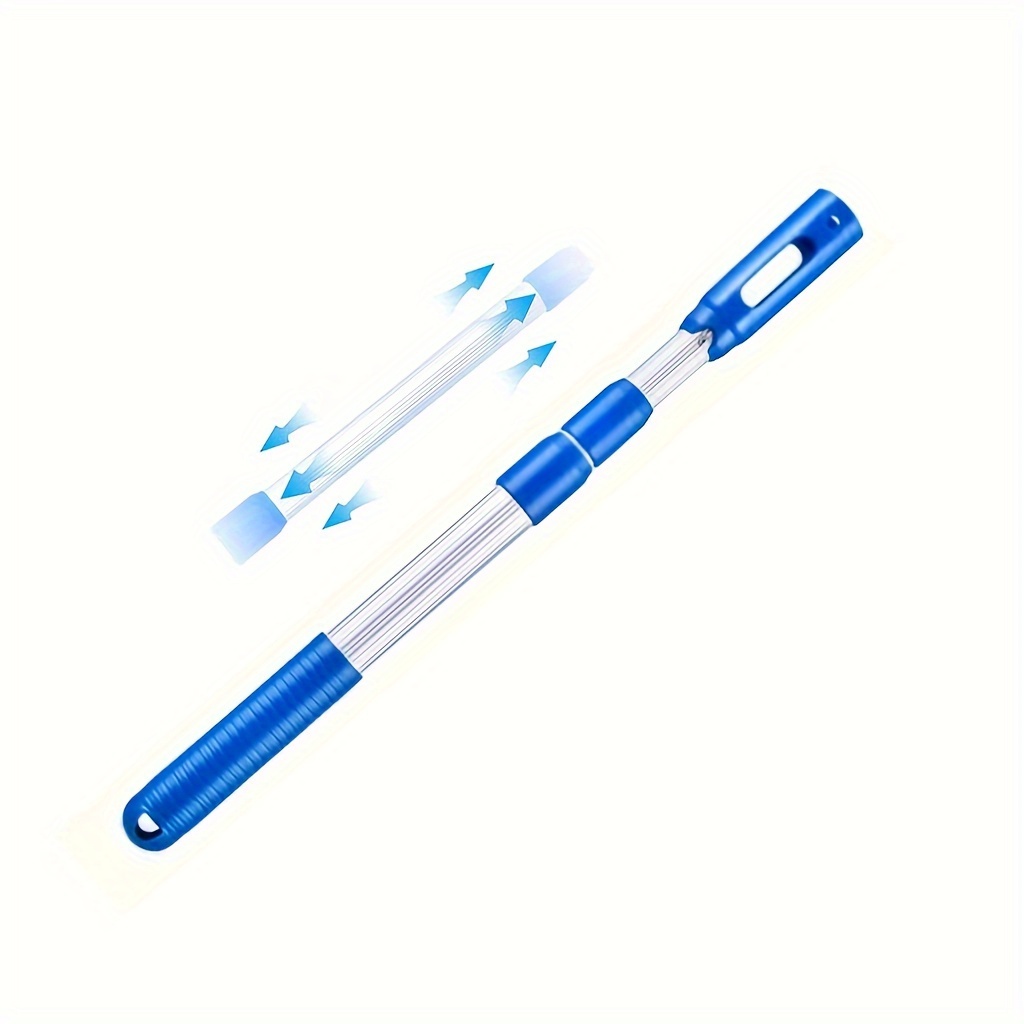 1pc Pool Pole, 17-36in Aluminum Telescopic Pole For Pool Skimmer Net/brush/vacuum Head And Pool Cleaning Tools, Plastic Sleeve Type Joint