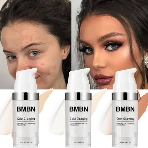 color changing foundation instantly into tone best for medium to light complexions suitable for types