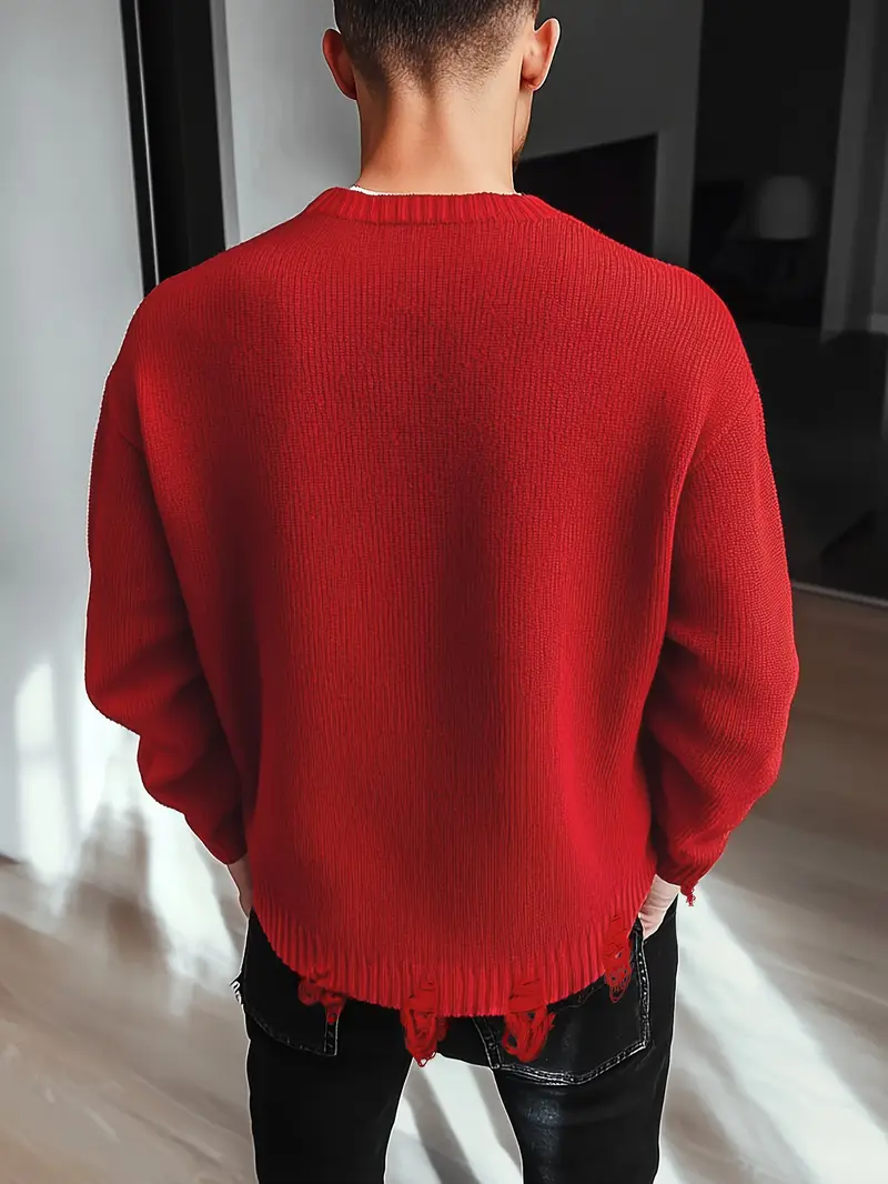 Herothorn Herentrui, gebreid vest met V-hals en ronde hals, mouwloos, effen kleur, slim-fit, S Herothorn Herentrui, gebreid vest met V-hals en ronde hals, mouwloos, effen kleur, slim-fit, S
