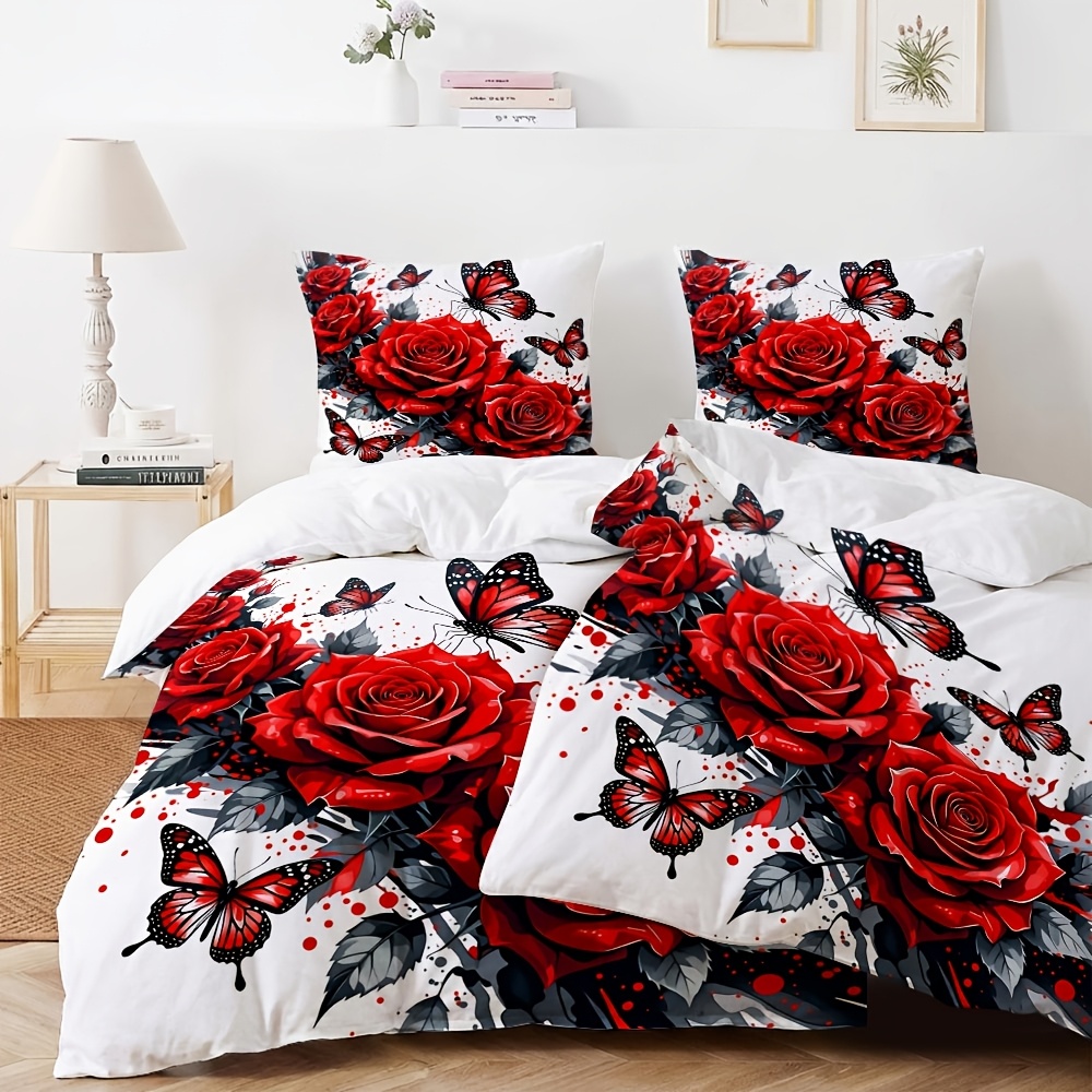 TEMU Mokalala Size 4pcs And Duvet Cover Set For Bed Bedding With 2 Duvet Covers And 2 Pillowcases (" X ") Suitable For All Ages And Genders, Single