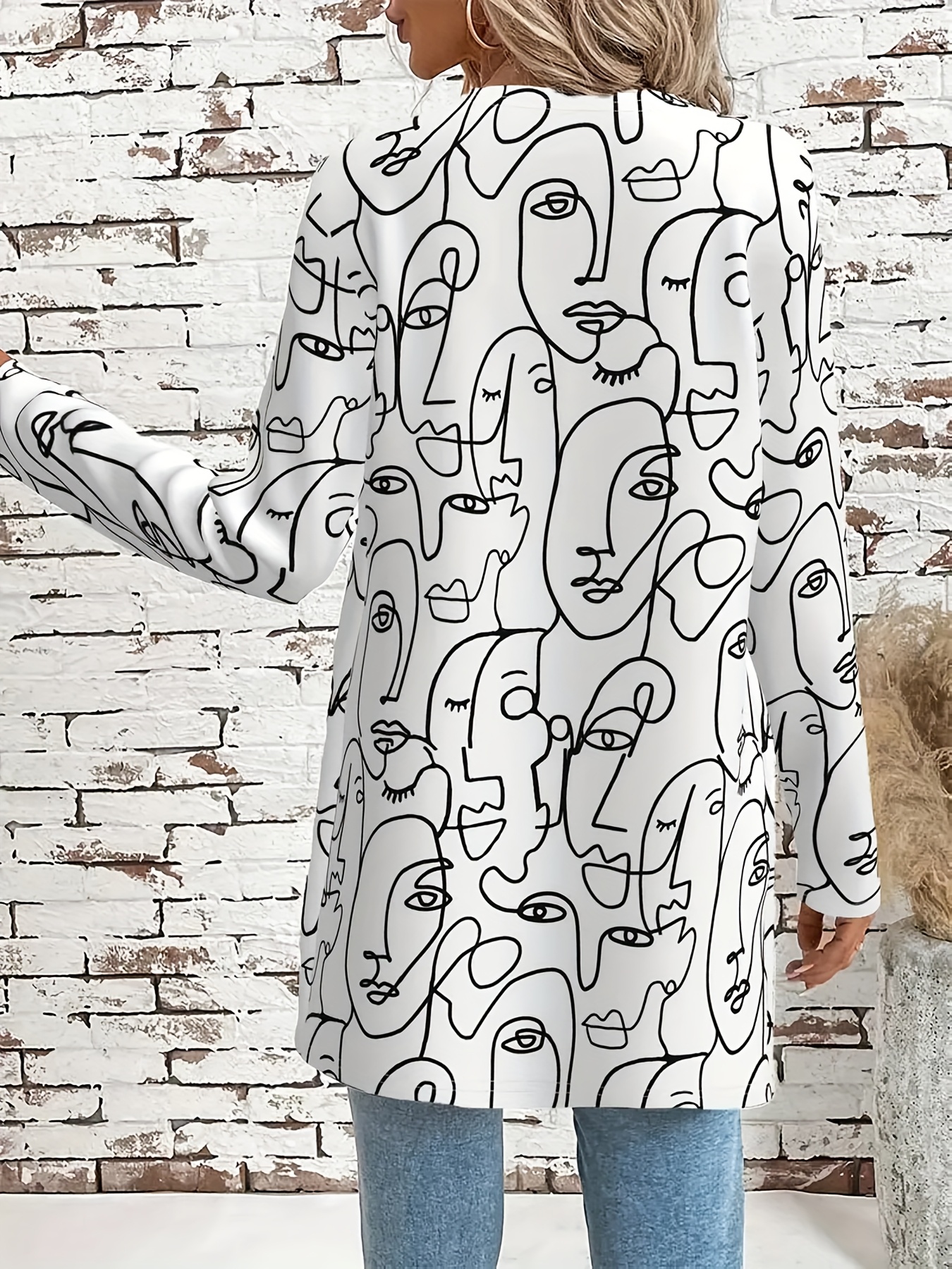 chaqueta larga mujer estilo Temu Argentina