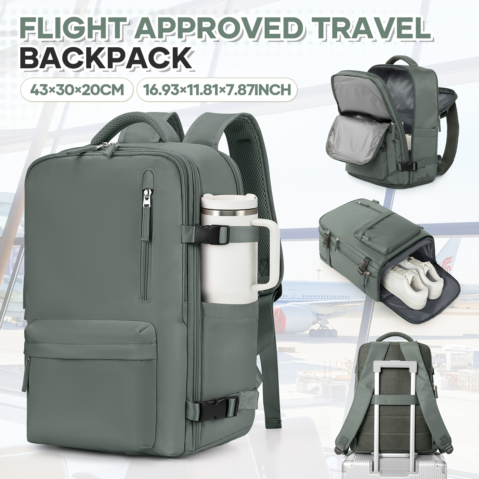 hiking backpack airline approved 40 30 20 bag - Temu Oman