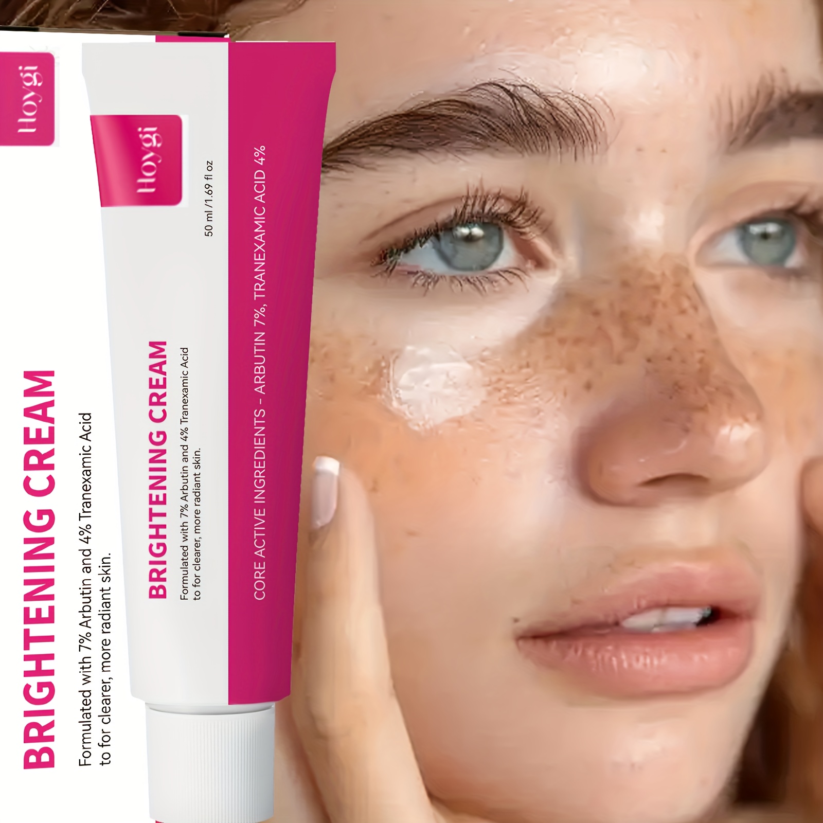 creme multifuncional iluminador   7% de arbutina, ácido tranexâmico,   b3, glutatione e   vera, proporcionando   e   - sem álcool, adequado   os tipos de pele    