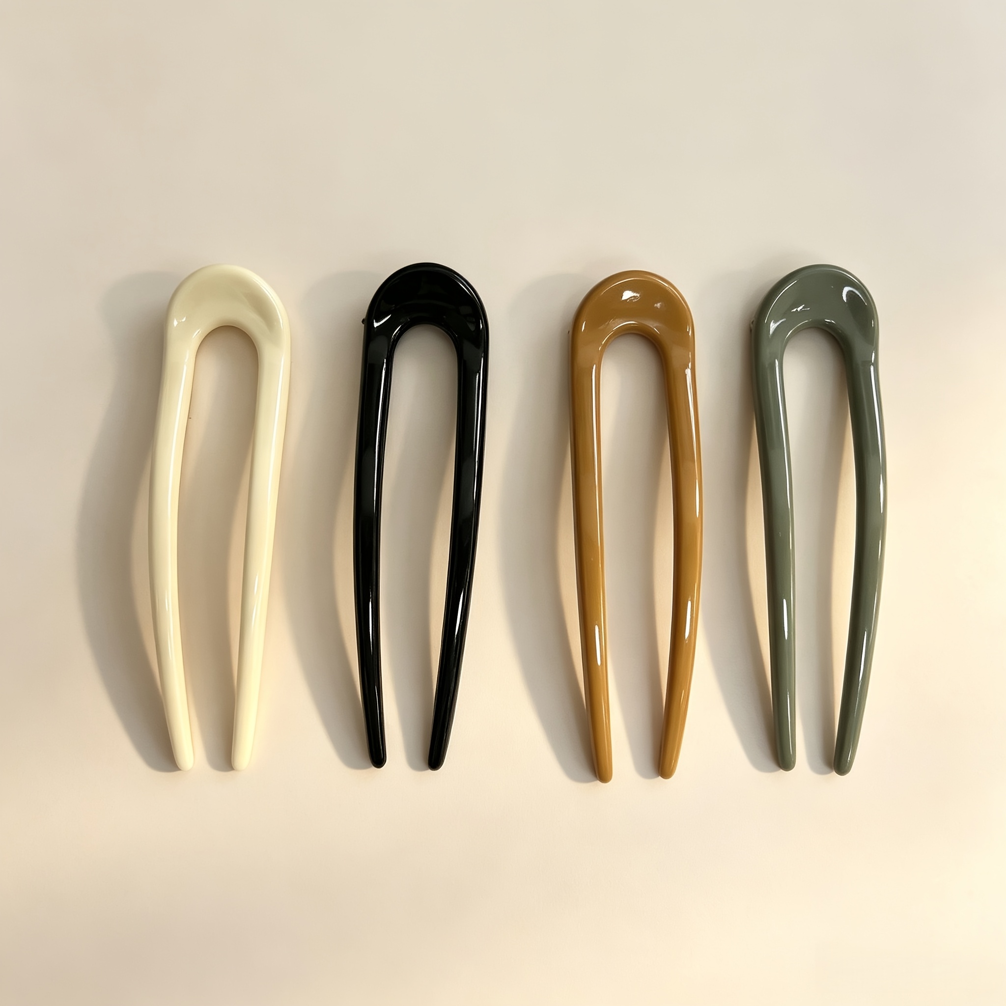 TEMU Épingles à cheveux de U pour femmes, outil de coiffure chignon , pinces de peigne fourche à cheveux en U minimalistes, barrettes élégantes pour
