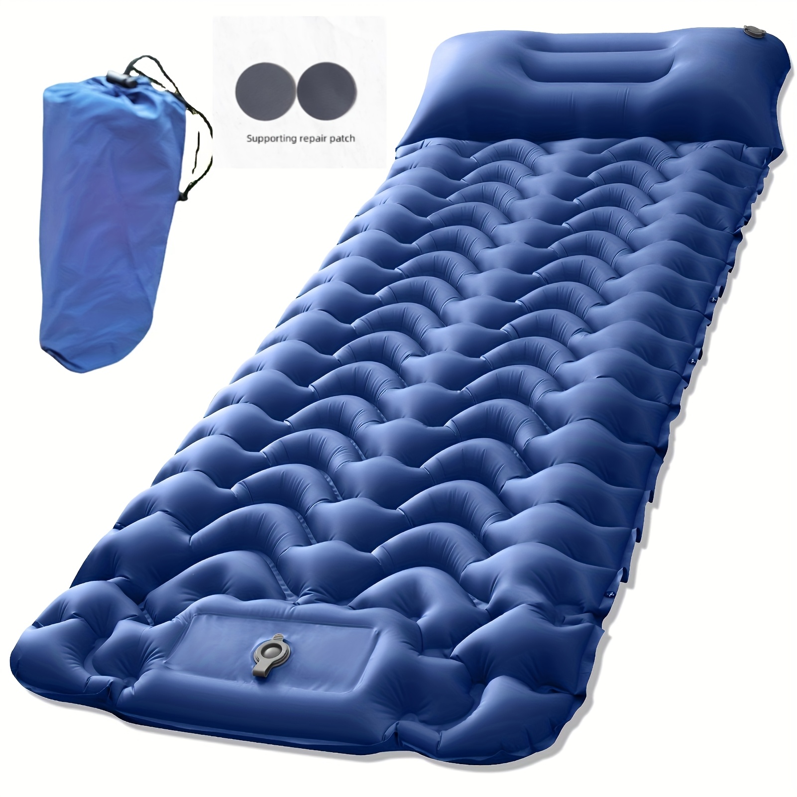 Image of New Outdoor Products: Inflatable Mattress Outdoor Camping Inflatable Mattress Portable Camping Car Tent Sleeping Mattress