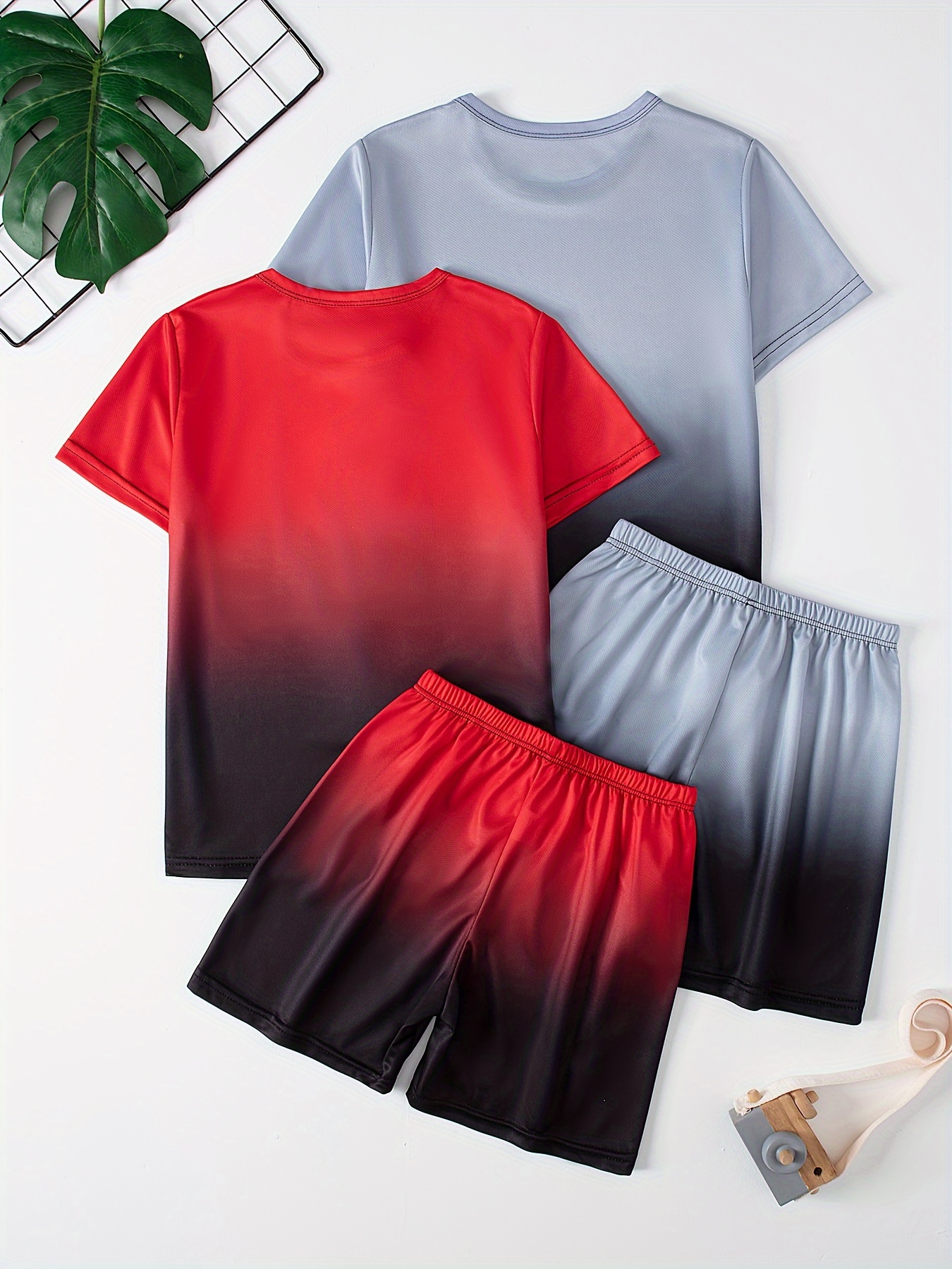 two sets summer big boys sports casual quick drying short Temu