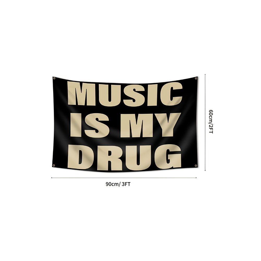 My Drug Funny Flag - 3x5 Ft Outdoor Wall Banner For Dormitory, Family, Perfect For Outdoor Activities