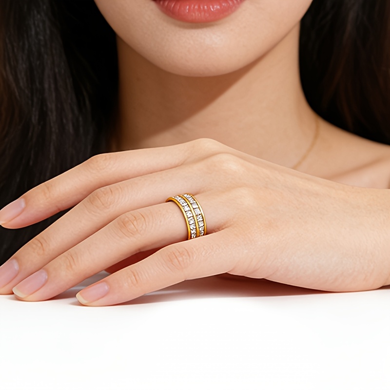 Gold Titanium Ring - Imagen 4