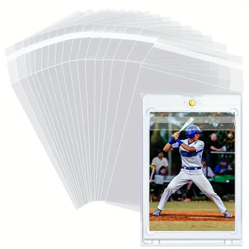 magnetic card sleeves Amazon.com: Max Protection Magnetic Card Holder for Sleeved Cards 10-Pack 75pt Ultra-Clear Cases Hard Plastic Card Sleeves Holders, UV Protector Case