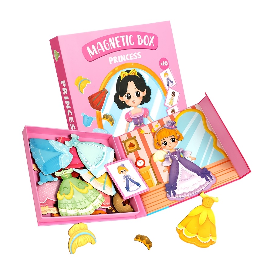 39pcs wardrobe dress toy box magnetic dress stickers diy - Temu Qatar
