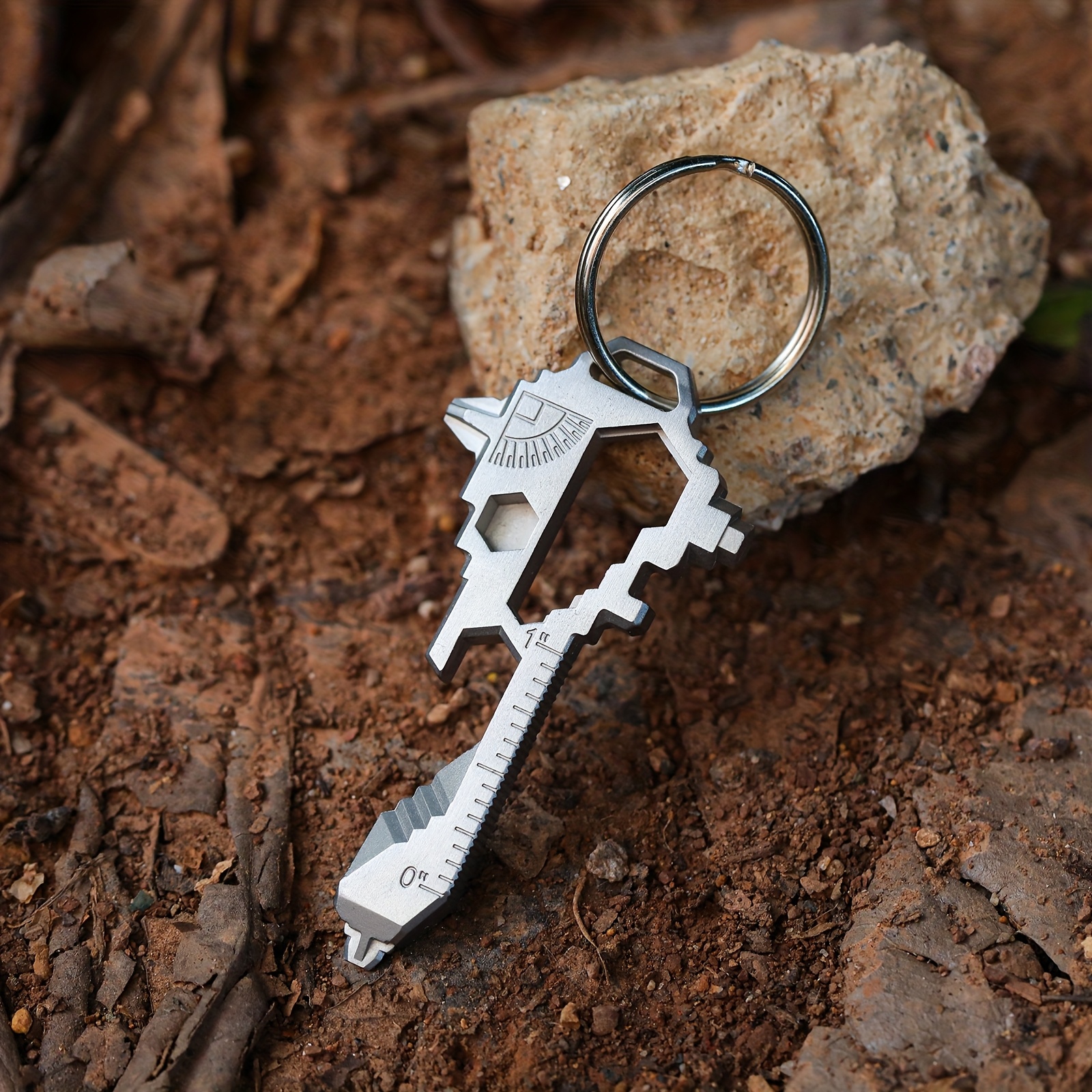 a versatile stainless steel edc keychain tool - Temu Iceland